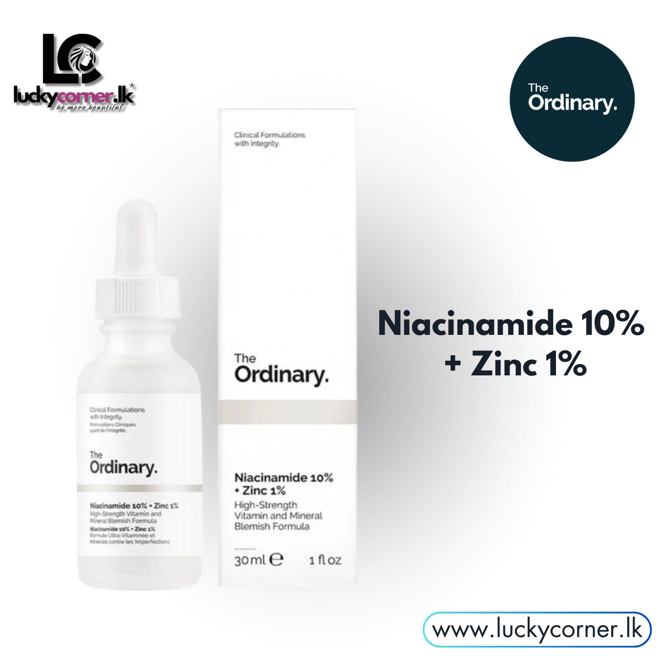 The Ordinary Niacinamide 10% + Zinc 1% 30ml