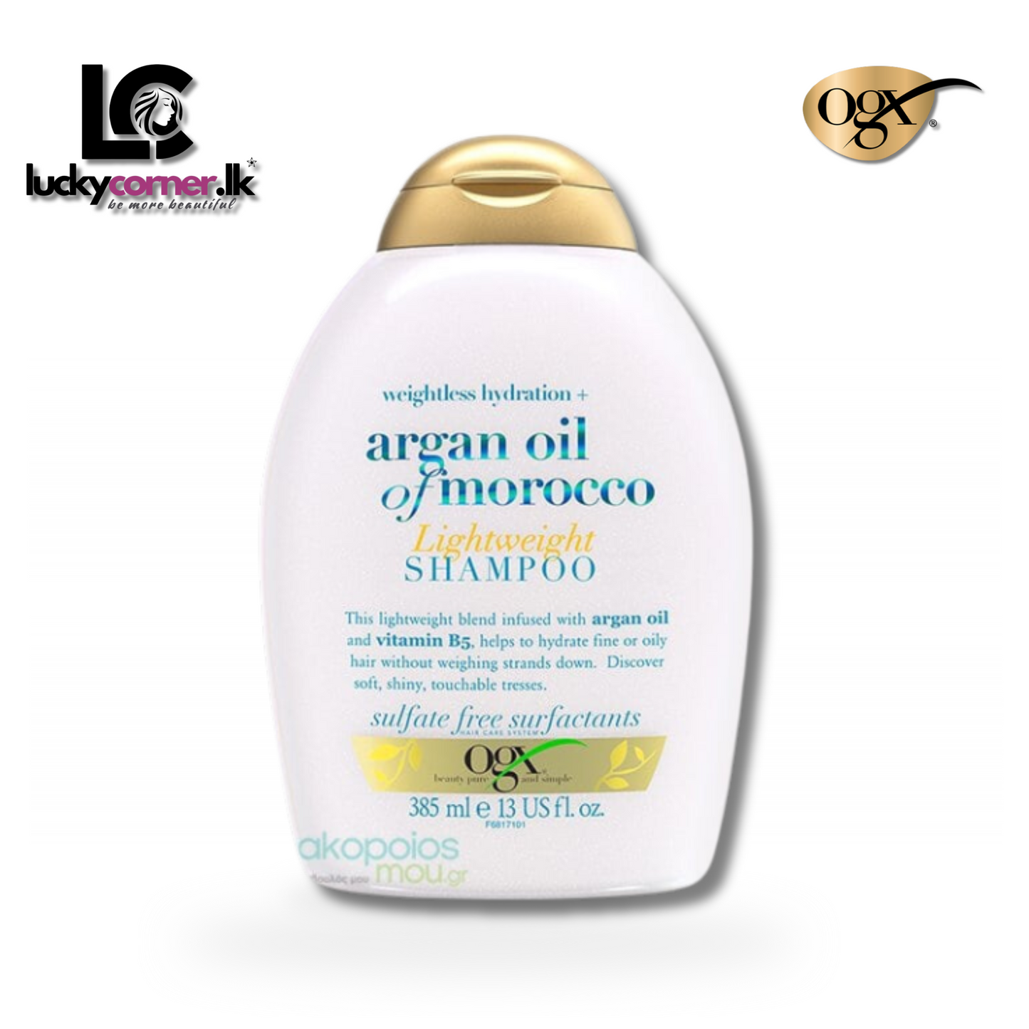 OGX Weightless Hydration Argan Oil of Morocco Shampoo