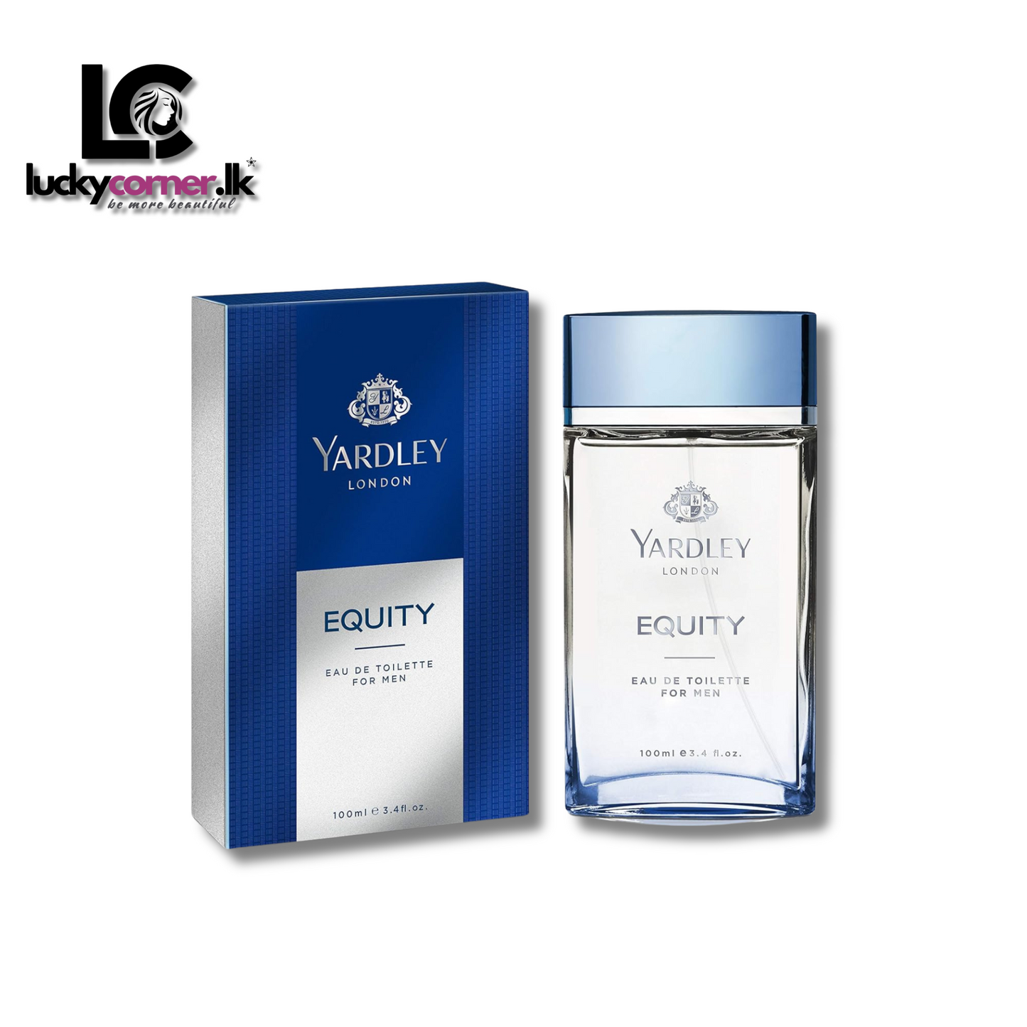 Yardley of London Equity Eau de Toilette Spray, 3.4 Ounce