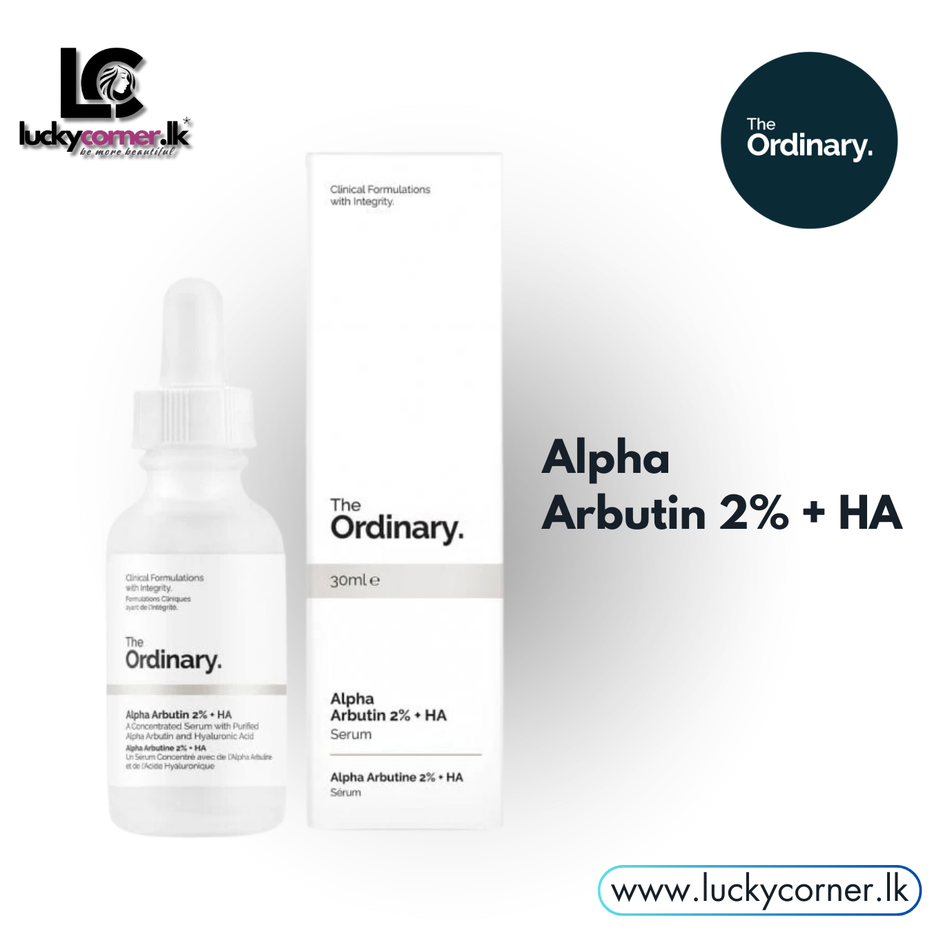 The Ordinary Alpha Aributin 2% + HA