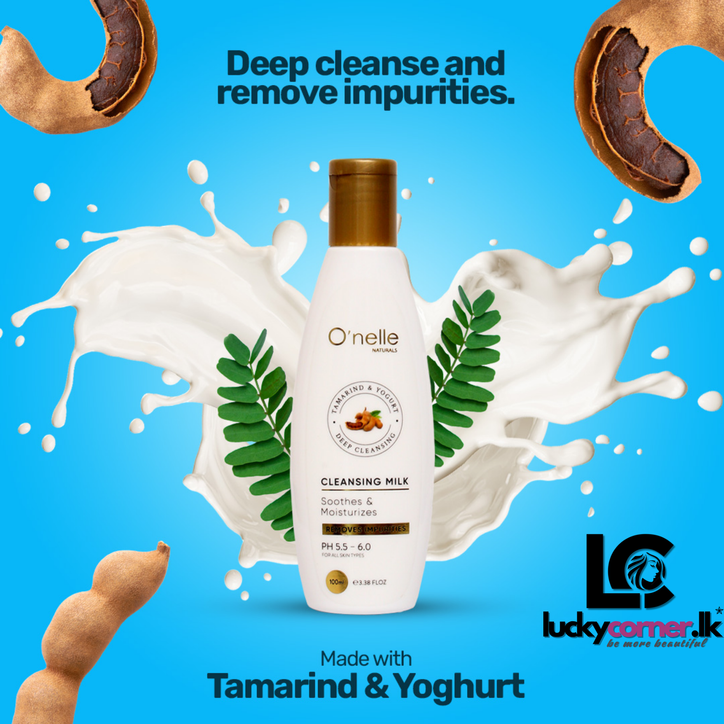 O'nelle Tamarind and Yoghurt Deep Cleansing Milk