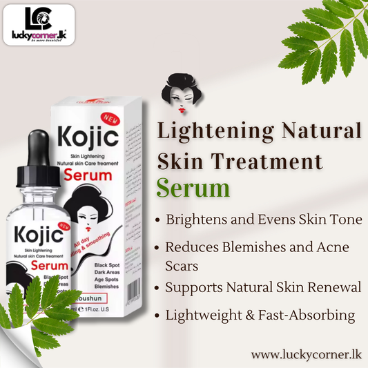 Kojic Skin lightening Natural skin treatment Face Serum