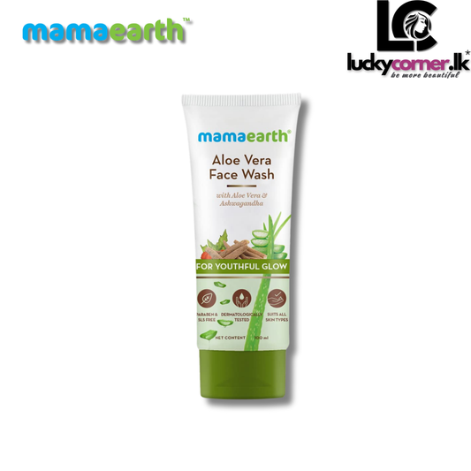 Mamaearth Aloe Vera Face Wash With Aloe Vera & Ashwagandha For A Youthful Glow