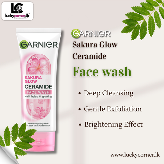 Garnier Sakura Glow Hyaluron Face Wash 100ml
